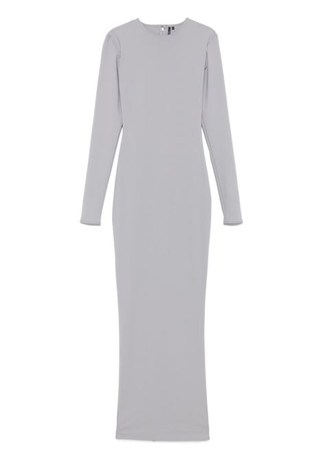 Grey long-sleeve maxi dress Entire Studios - women